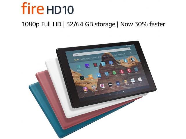 Fire HD 10 Tablet (10.1" 1080p full HD display, 32 GB) – Plum - 1