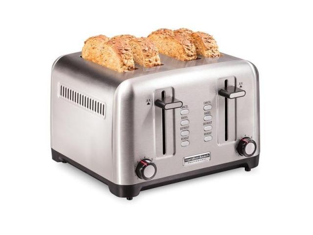 Hamilton Beach Professional 4 Slice Toaster - 1