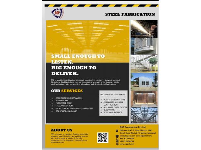 Steel fabrications (CSP) - 1